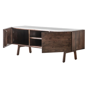 Barcelona Dark Acacia Wood Media Unit