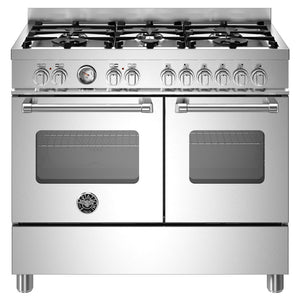 Bertazzoni MAS106L2EXC Master 100cm Dual Fuel Range Cooker - Stainless Steel