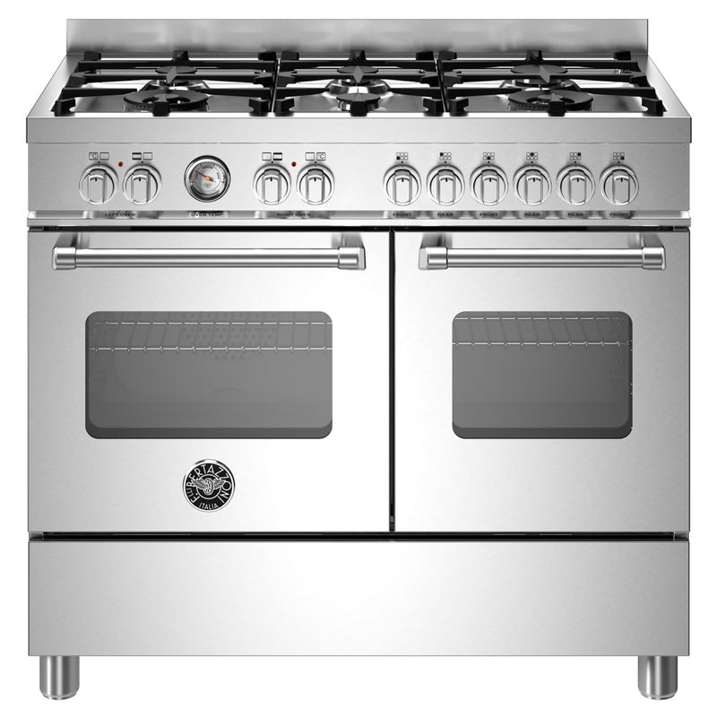 Bertazzoni MAS106L2EXC Master 100cm Dual Fuel Range Cooker - Stainless Steel