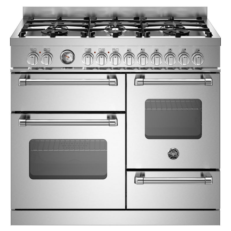 Bertazzoni MAS106L3EXC Master 100cm Dual Fuel Range Cooker - Stainless Steel