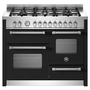 Bertazzoni MAS116L3ENEC Master 110cm Dual Fuel Range Cooker - Matt Black
