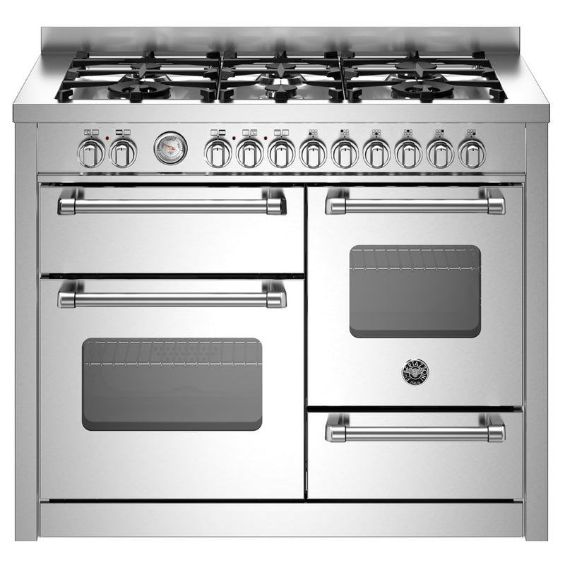 Bertazzoni MAS116L3EXC Master 110cm Dual Fuel Range Cooker - Stainless Steel