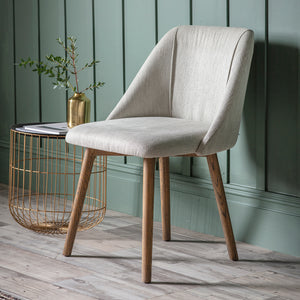Elliot Linen Dining Chair - Neutral (Set of 2)