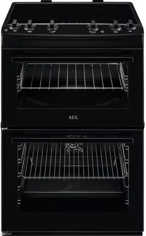 AEG CIX6500ABB 60cm Induction Double Oven Freestanding Cooker