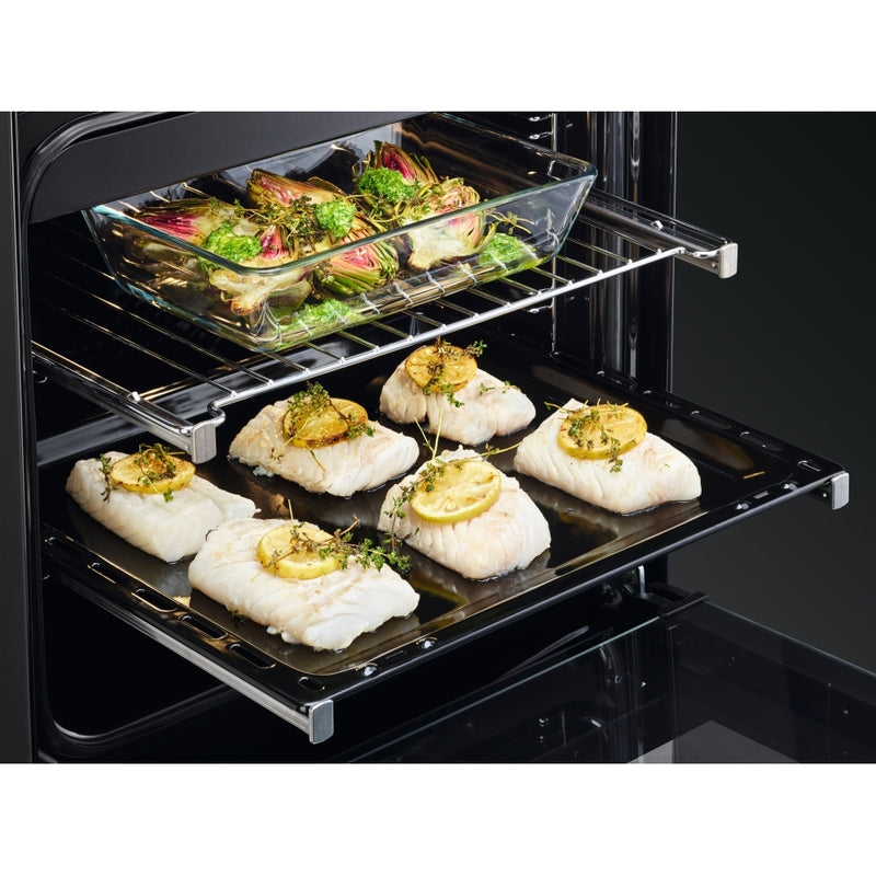 AEG CKX6540ACM 60cm Dual Fuel Double Oven Freestanding Cooker