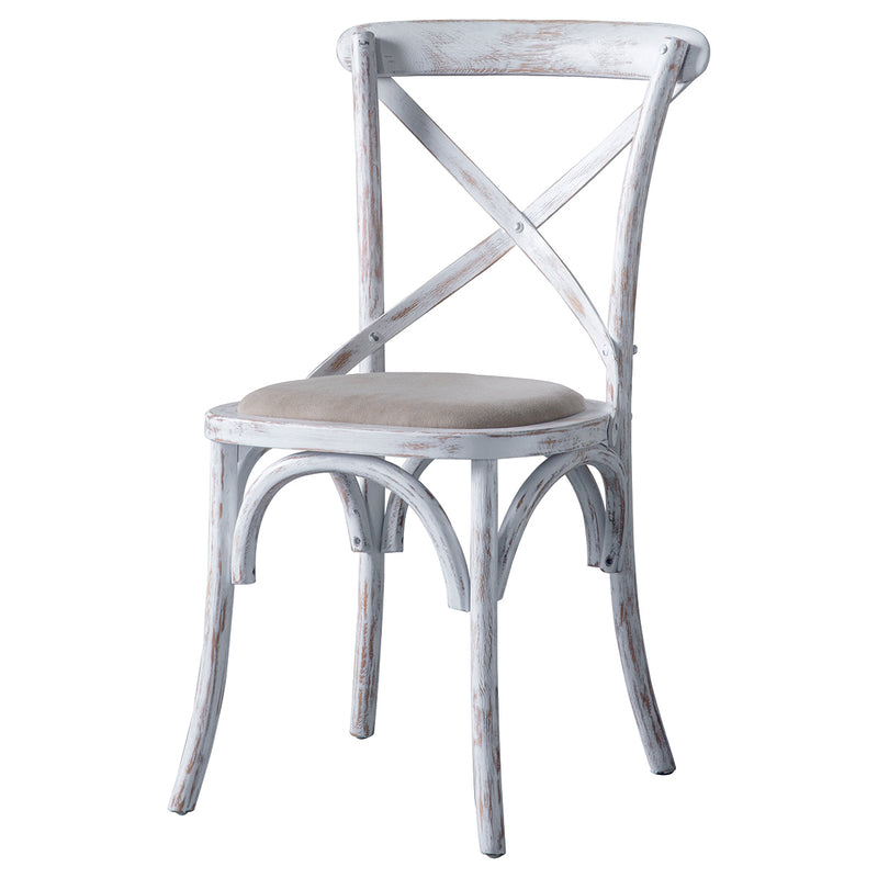 Cafe Oak Dining Chair - White (Set of 2)