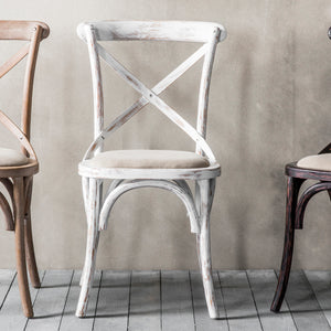 Cafe Oak Dining Chair - White (Set of 2)