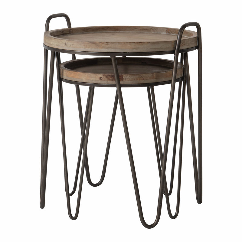 Nuffield Light Fir Wood Nest of 2 Tables