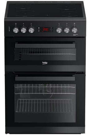 Beko EDC634K 60cm Electric Double Oven Freestanding Cooker