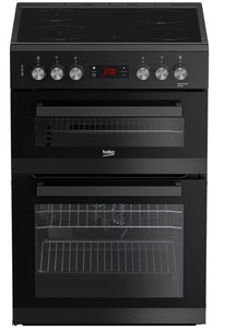 Beko EDC634K 60cm Electric Double Oven Freestanding Cooker
