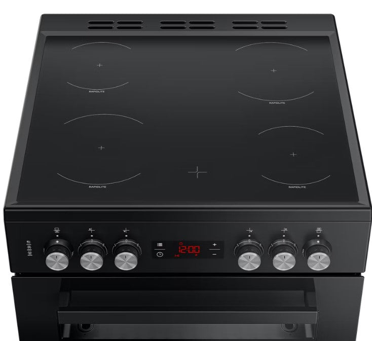Beko EDC634K 60cm Electric Double Oven Freestanding Cooker