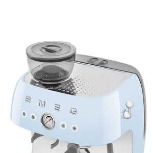 Smeg EGF03PBUK Espresso Coffee Machine - Pastel Blue