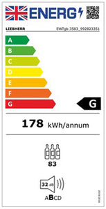 Liebherr EWTgb3583 Vinidor Built In Wine Cooler