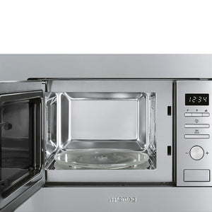 Smeg FMI020X Built In Microwave with Grill