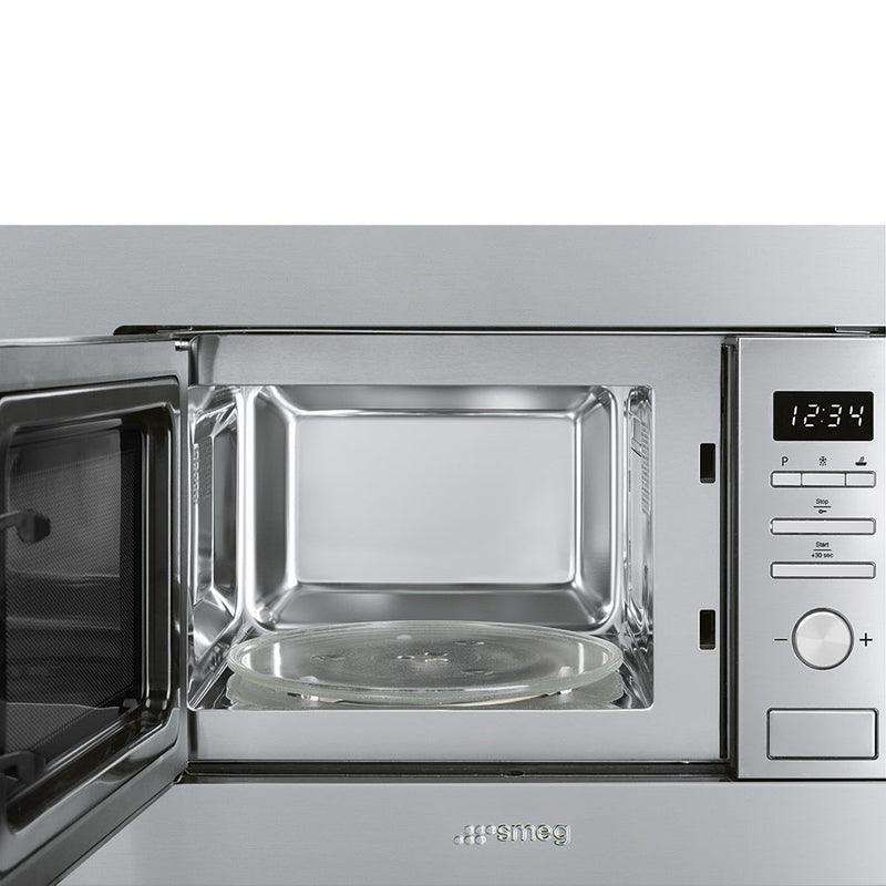 Smeg FMI020X Built In Microwave with Grill