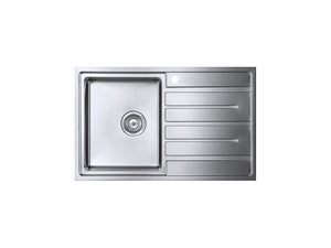 The 1810 Company FU/80/I/S/BBL/401 Forzauno 1 Bowl Sink - Stainless Steel