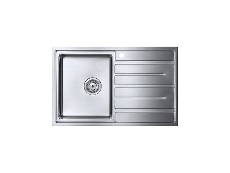 The 1810 Company FU/80/I/S/BBL/401 Forzauno 1 Bowl Sink - Stainless Steel