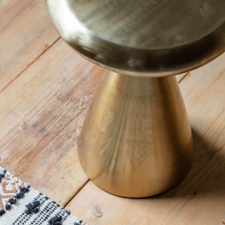 Molash Metal Side Table - Gold