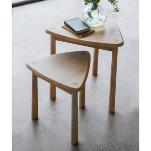 Wycombe Light Oak Nest of 2 Tables