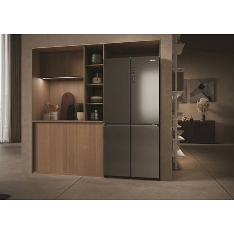 Haier HCR3818ENMM American Fridge Freezer