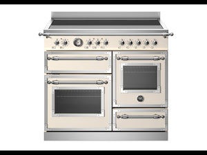 Bertazzoni HER105I3EAVT Heritage 100cm Electric Induction Range Cooker - Ivory