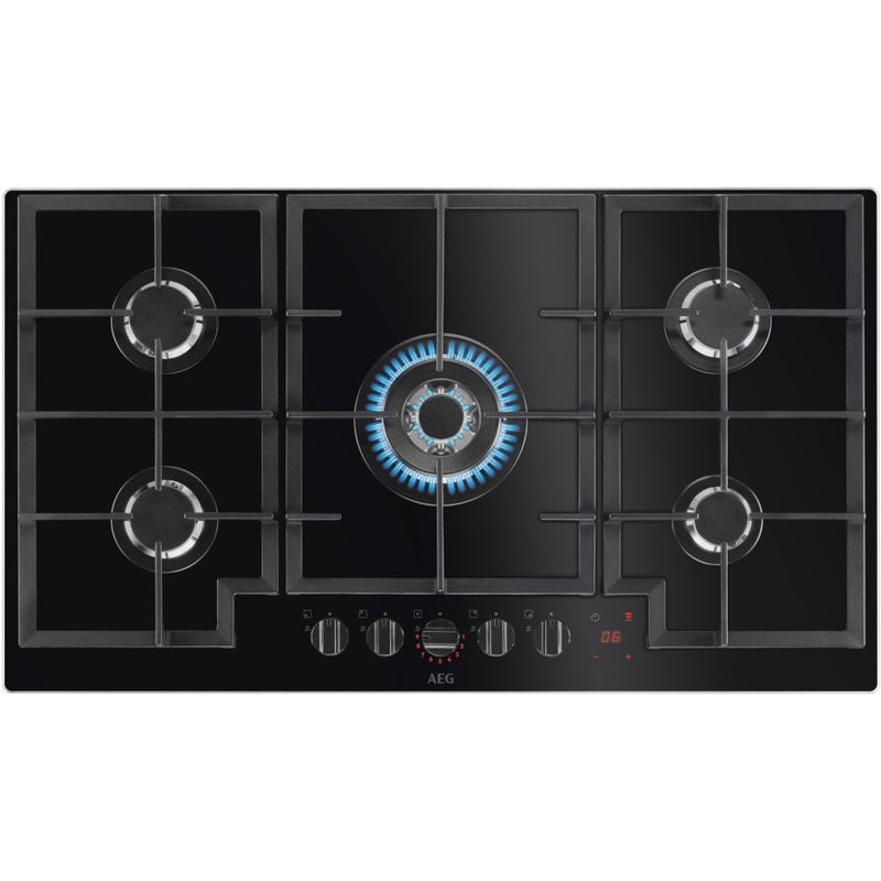 AEG HKB95450NB 88cm Gas Hob
