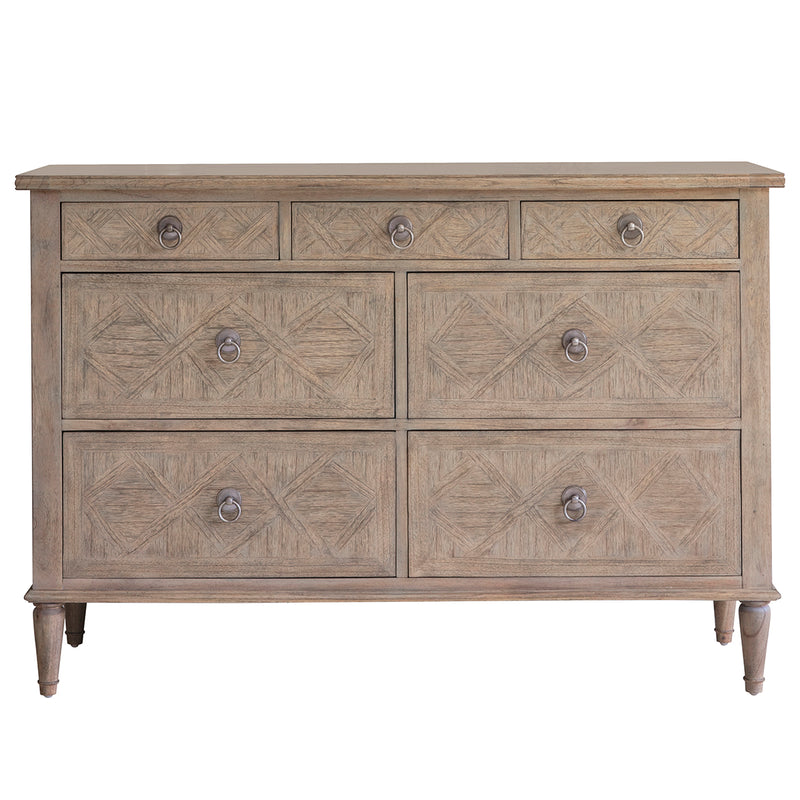 Mustique Mindy Ash 7 Drawer Chest