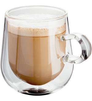 Judge 2 Piece Double Wall 275ml Latte Glass Coffee Cup Set