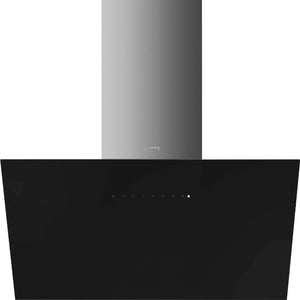Smeg KICV90BL2 90cm Angled Chimney Cooker Hood