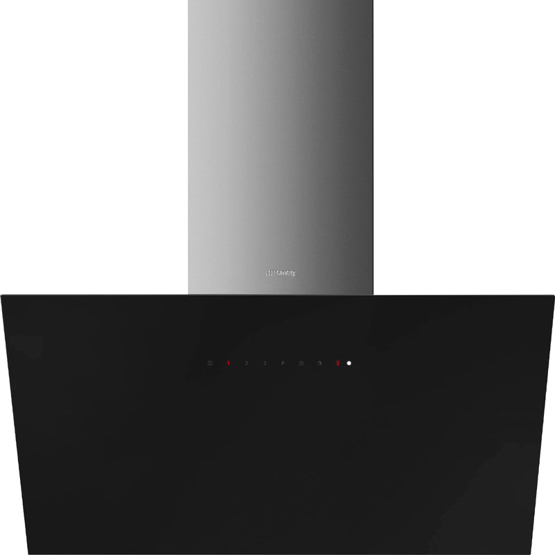 Smeg KICV90BL2 90cm Angled Chimney Cooker Hood