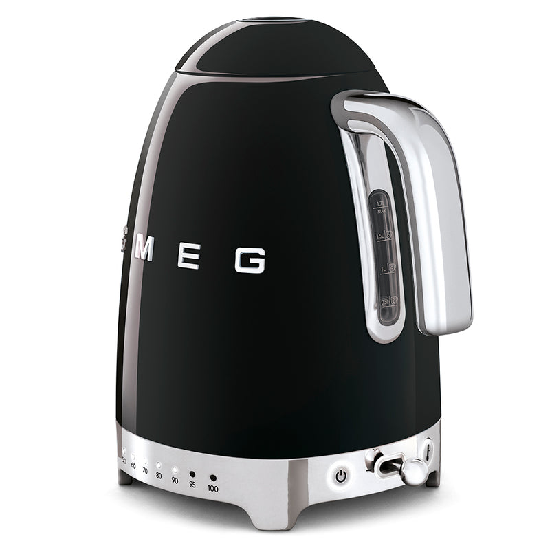 Smeg KLF04BLUK 50's Retro Style Variable Temperature Kettle