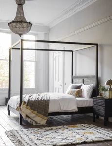 Boho Mango Wood King Size Bed