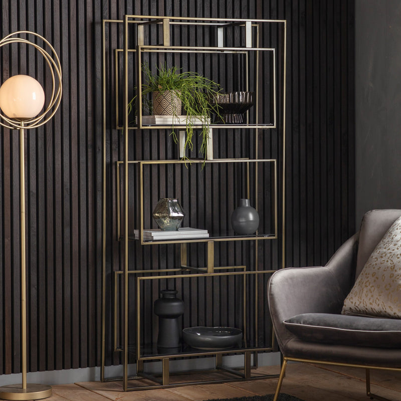 Thornton Metal Display Unit - Bronze