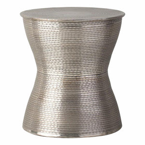 Karad Metal Side Table - Silver