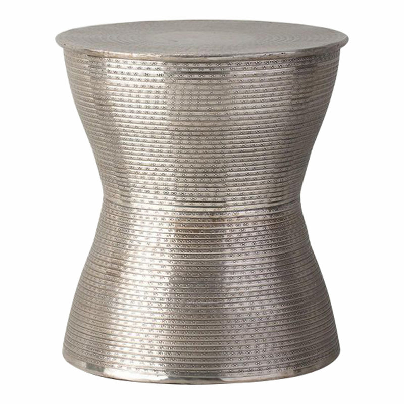 Karad Metal Side Table - Silver