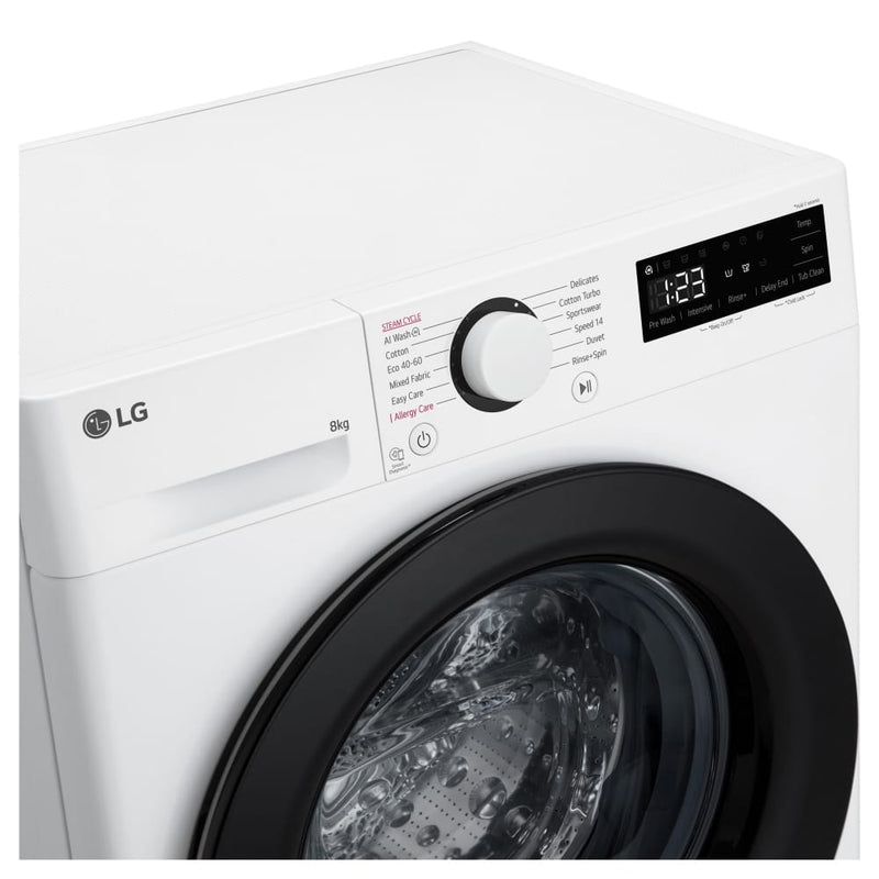 LG F2Y508WBLN1 8kg 1200 Spin Washing Machine
