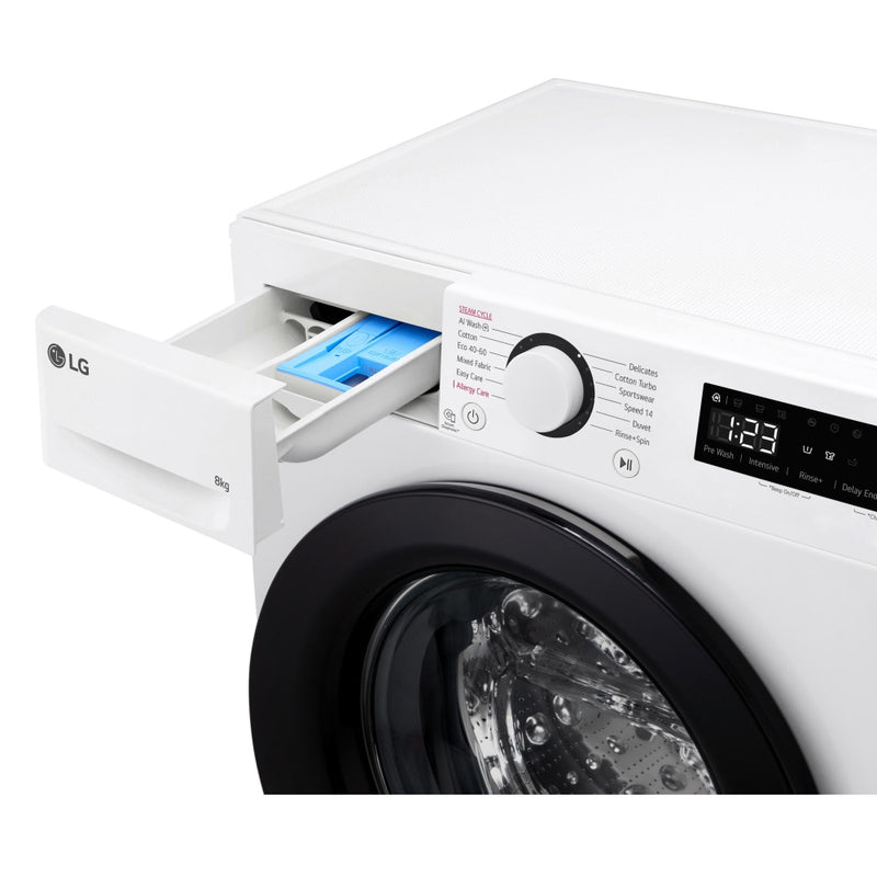LG F2Y508WBLN1 8kg 1200 Spin Washing Machine