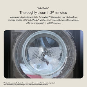 LG F2Y508WBLN1 8kg 1200 Spin Washing Machine