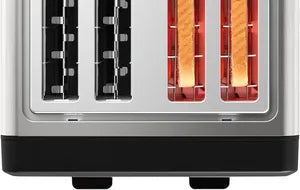 Bosch TAT4P440GB DesignLine 4 Slice Toaster - Silver