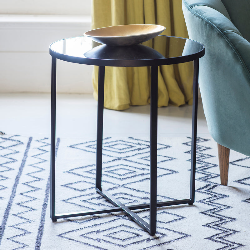 Torrance Metal Side Table - Grey