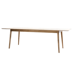 Milano 200cm-252cm Light Oak Extending Dining Table