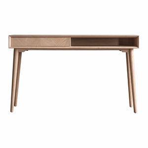 Milano Light Oak 1 Drawer Desk