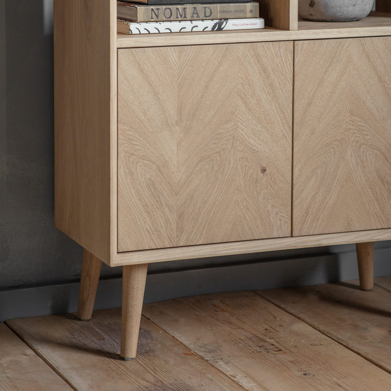 Milano Light Oak Display Unit