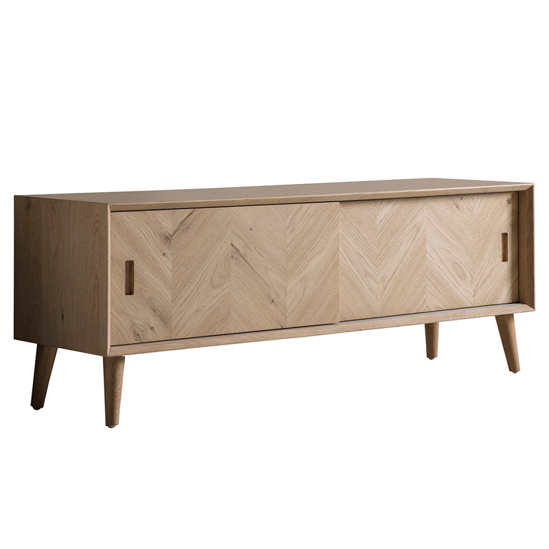 Milano Light Oak Media Unit