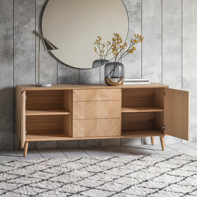 Milano Light Oak Sideboard