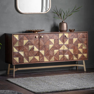 Tate Dark Acacia Wood Sideboard