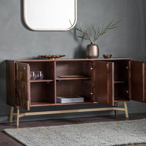 Tate Dark Acacia Wood Sideboard