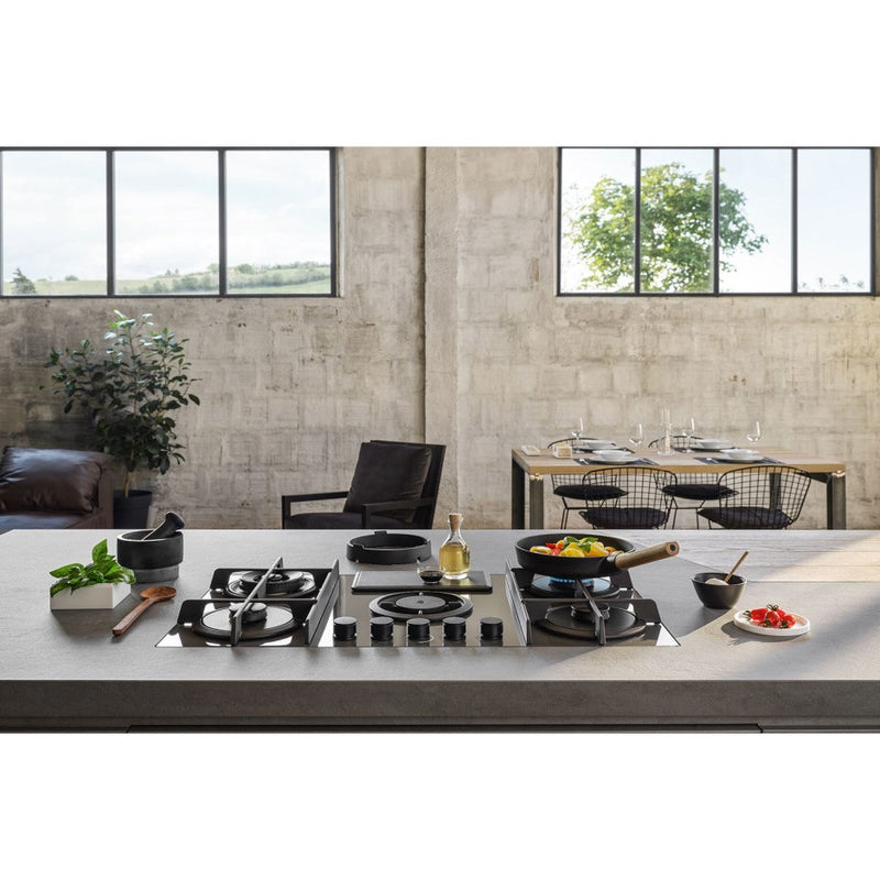 Elica Nikola Tesla NT-FLAME-GR-DO 88cm Venting Gas Hob