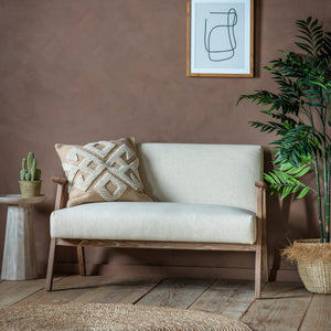 Neyland Fabric 2 Seater Sofa - Natural