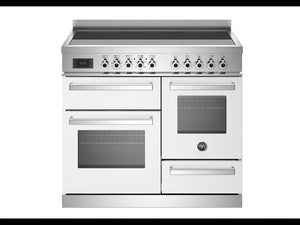 Bertazzoni PRO105I3EBIT Professional 100cm Electric Induction Range Cooker - Gloss White